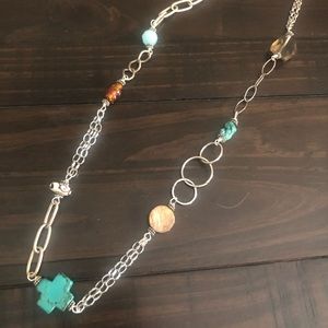 Necklace with matching earrings